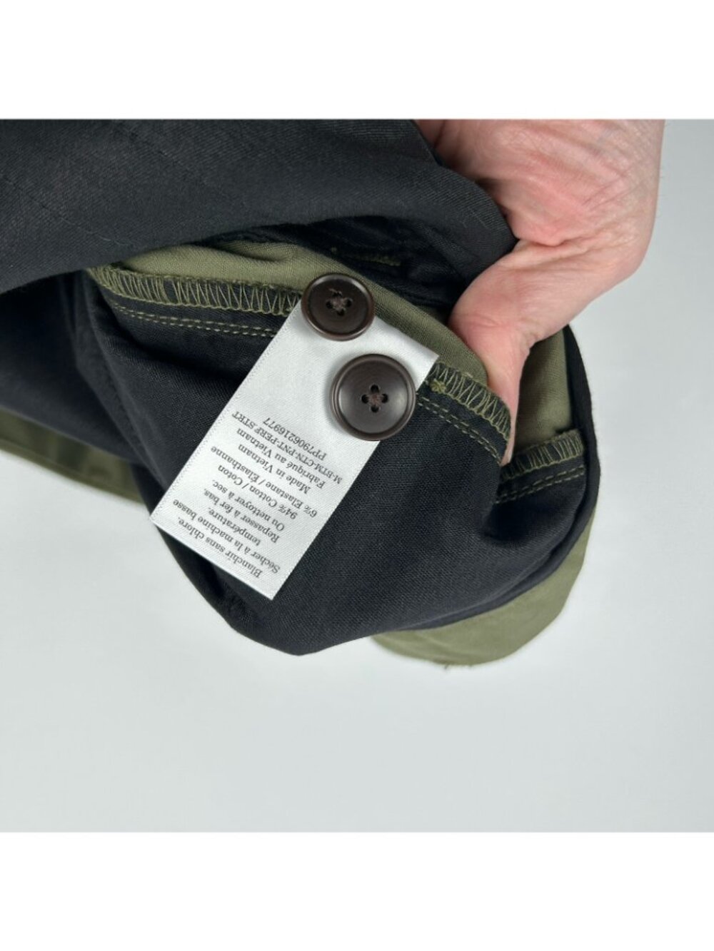 New Men’s Everlane Performance Chino Straight Olive green Pants size 29 x 28 NWT - Picture 9 of 11